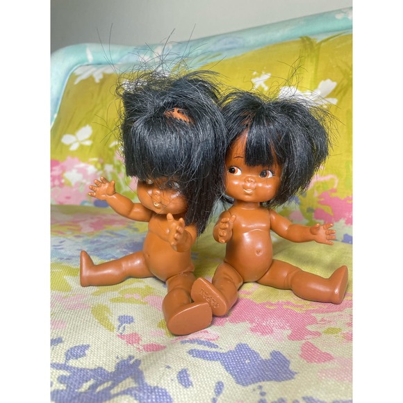 2 vintage Shiba dolls Hawaiian - Picture 1 of 9